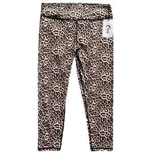 ZYIA Active Leopard Print Scrunch Bum Leggings 24” - Size 20